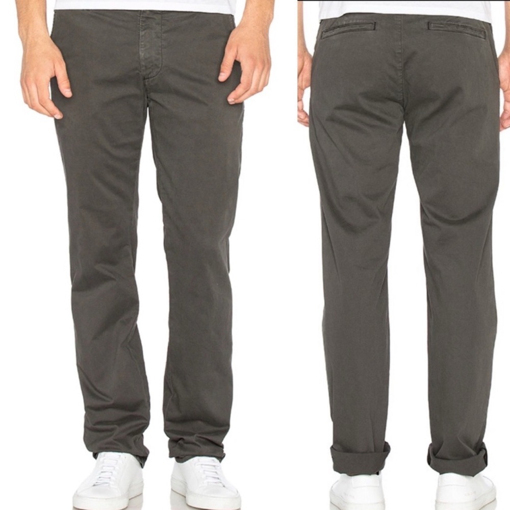 AG Adriano Goldschmied Men’s Lux‎ Tailored Trouser Pant Sulfur Shark 36R 31.5”